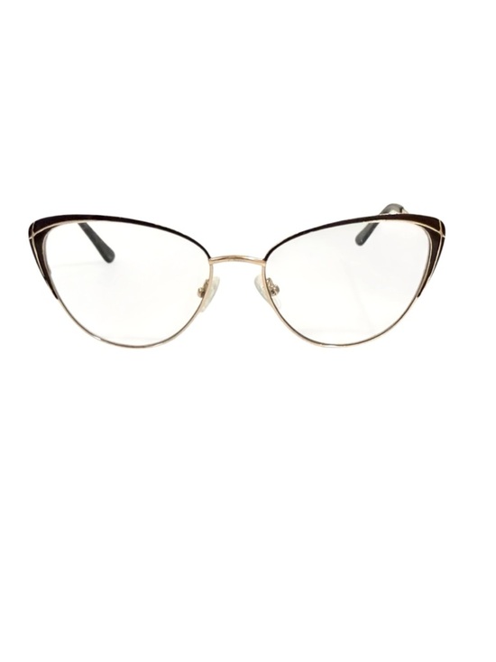Fendi cat eye prescription glasses Gold Metal main image 4
